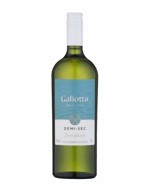 Vinho Galiotto Niágara Branco Demi Sec 1 L