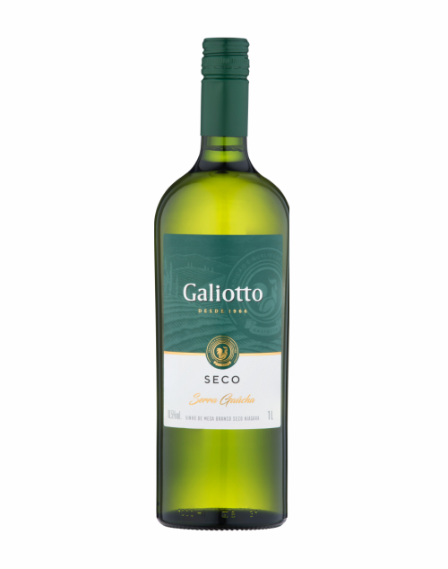 Vinho Galiotto Niágara Branco Seco 1 L