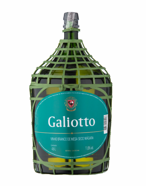 Vinho Galiotto Niágara Branco Seco 4,6 L