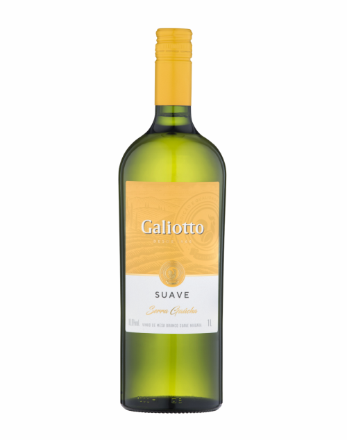 Vinho Galiotto Niágara Branco Suave 1 L