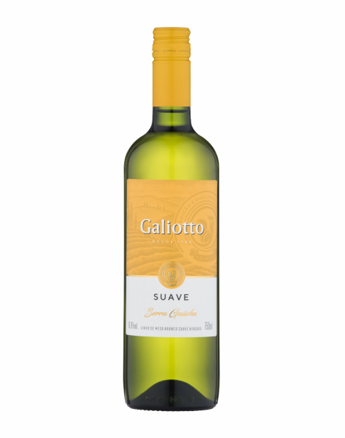 Vinho Galiotto Niágara Branco Suave 750 ML
